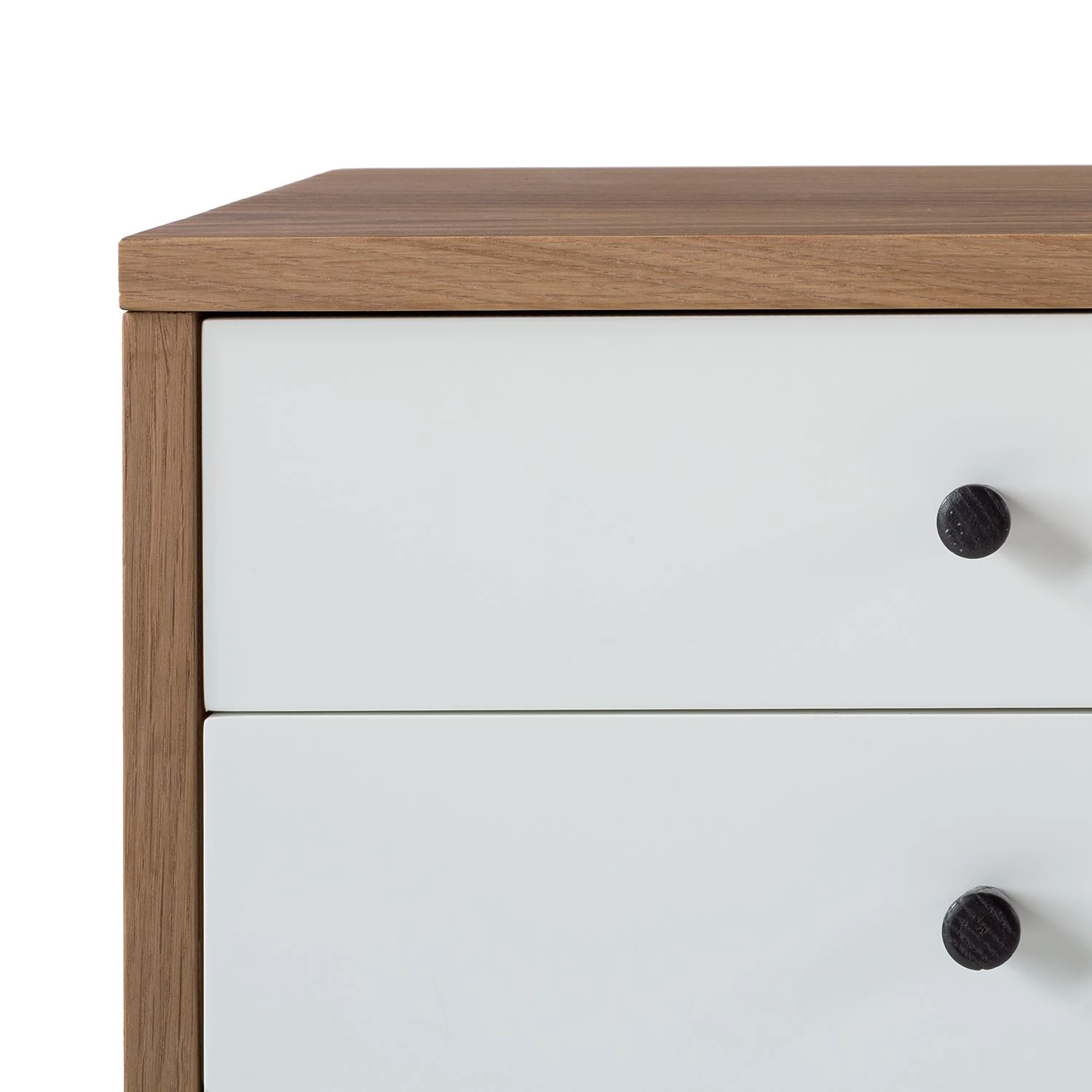 Mørteens Beistelltisch Kamion - Weiß / Eiche Dunkel Dekor - Höhe: 58 cm 6 Mørteens Beistelltisch Kamion - Weiß / Eiche Dunkel Dekor - Höhe: 58 cm – Bild 6