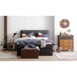 Ars manufacti Kommode Manchester II - Akazie massiv / Metall - Akazie / Anthrazit -Wohnzimmermöbel boutique en ligne beistelltisch manchester akazie massiv metall 4756832