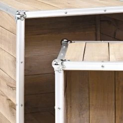 Ars manufacti Beistelltisch Palmori (2er-Set) - Kiefer massiv / Aluminium -Wohnzimmermöbel boutique en ligne beistelltisch palmori 2er set kiefer massiv aluminium 4239152