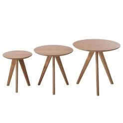 Mørteens Beistelltisch-Set Past Past II - (3-teilig) - Eiche teilmassiv -Wohnzimmermöbel boutique en ligne beistelltisch set past past ii 3 teilig eiche teilmassiv 4759556