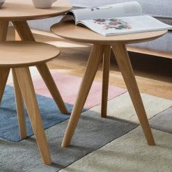 Mørteens Beistelltisch-Set Past Past II - (3-teilig) - Eiche teilmassiv -Wohnzimmermöbel boutique en ligne beistelltisch set past past ii 3 teilig eiche teilmassiv 4872596