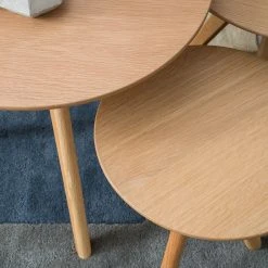 Mørteens Beistelltisch-Set Past Past II - (3-teilig) - Eiche teilmassiv -Wohnzimmermöbel boutique en ligne beistelltisch set past past ii 3 teilig eiche teilmassiv 4872604