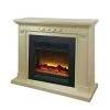 Montreux Elektrokamin Bergamo - Cremeweiß