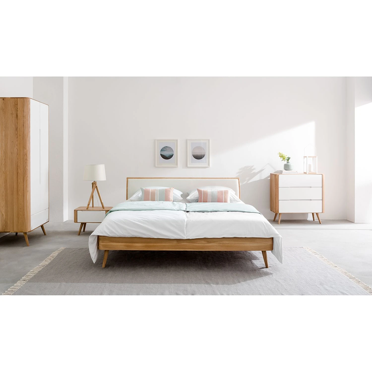 Studio Copenhagen Kommode Loca IV - Wildeiche teilmassiv - Weiß / Wildeiche 2 Studio Copenhagen Kommode Loca IV - Wildeiche teilmassiv - Weiß / Wildeiche – Bild 2