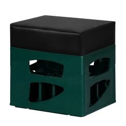 Ars manufacti Bierkastensitz Henryk - Kunstleder Schwarz