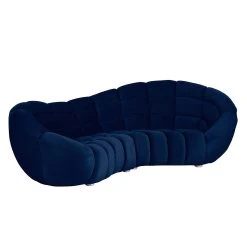 Jack & Alice Bigsofa Blair - Microfaser Blau -Wohnzimmermöbel boutique en ligne bigsofa blair microfaser blau 297157