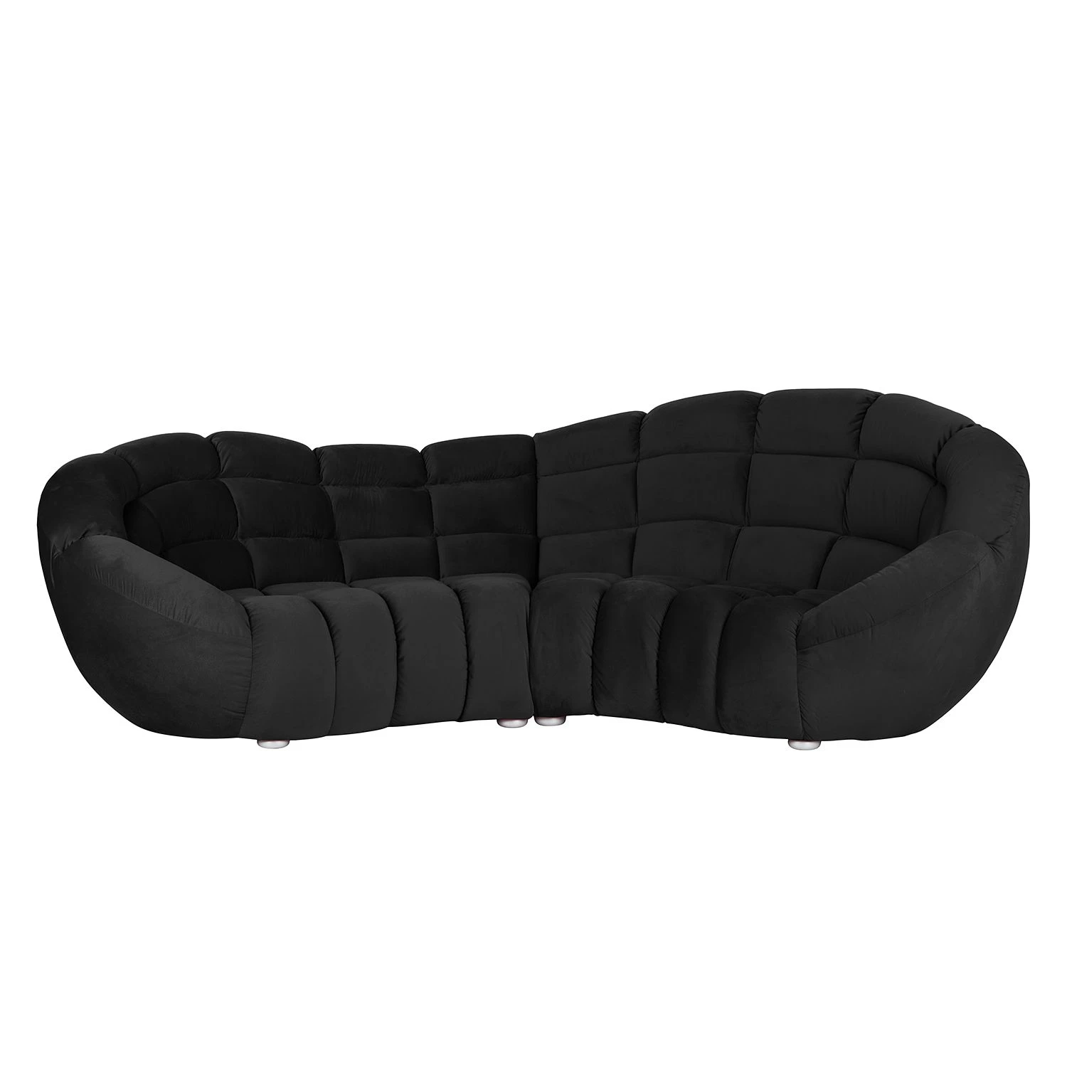 Jack & Alice Bigsofa Blair - Microfaser Schwarz 1 Jack & Alice Bigsofa Blair - Microfaser Schwarz