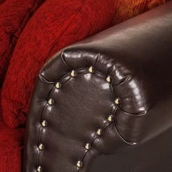 Maison Belfort Bigsofa Mosambik - Kunstleder / Webstoff - Dunkelbraun / Rot - Dunkelbraun / Rot 24 Maison Belfort Bigsofa Mosambik - Kunstleder / Webstoff - Dunkelbraun / Rot - Dunkelbraun / Rot -Wohnzimmermöbel boutique en ligne bigsofa christian kunstleder schwarz webstoff rot 354619