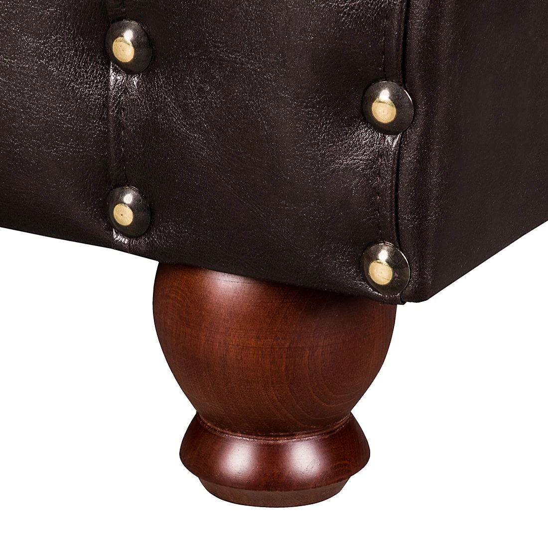 Maison Belfort Bigsofa Mosambik - Kunstleder / Webstoff - Dunkelbraun / Rot - Dunkelbraun / Rot 15 Maison Belfort Bigsofa Mosambik - Kunstleder / Webstoff - Dunkelbraun / Rot - Dunkelbraun / Rot – Bild 15