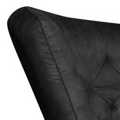 Cotta Bigsofa Ella Velours - Schwarz - Armlehne davorstehend links -Wohnzimmermöbel boutique en ligne bigsofa ella velours schwarz 1424814