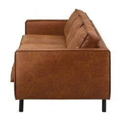 Ars manufacti Bigsofa FORT DODGE - Microfaser Yaka: Cognac -Wohnzimmermöbel boutique en ligne bigsofa fort dodge antiklederlook cognac 4669560