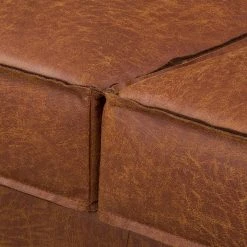 Ars manufacti Bigsofa FORT DODGE - Microfaser Yaka: Cognac -Wohnzimmermöbel boutique en ligne bigsofa fort dodge antiklederlook cognac 4669576 1