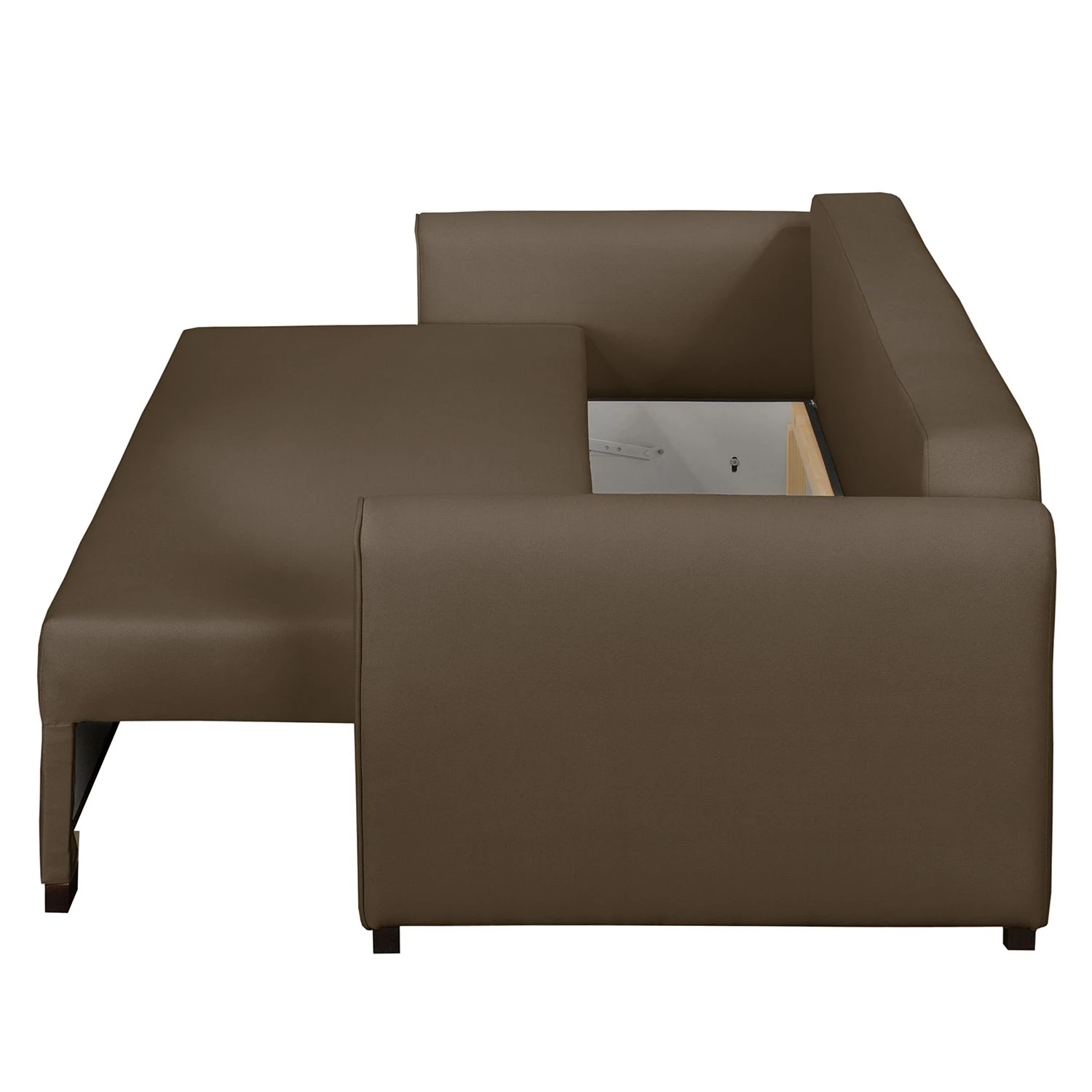 Fredriks Bigsofa Frontino - (mit Schlaffunktion) Strukturstoff - Espresso / Warmes Beige 5 Fredriks Bigsofa Frontino - (mit Schlaffunktion) Strukturstoff - Espresso / Warmes Beige – Bild 5