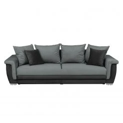 Fredriks Bigsofa Manville (mit Schlaffunktion) - Microfaser - Schwarz / Grau -Wohnzimmermöbel boutique en ligne bigsofa manville mit schlaffunktion microfaser schwarz grau 4094568