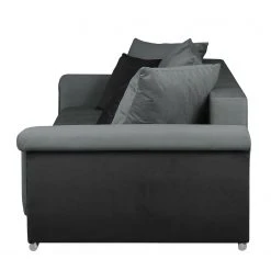 Fredriks Bigsofa Manville (mit Schlaffunktion) - Microfaser - Schwarz / Grau -Wohnzimmermöbel boutique en ligne bigsofa manville mit schlaffunktion microfaser schwarz grau 4094572