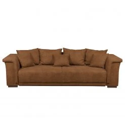 Ars Natura Bigsofa Rockypoint (mit Schlaffunktion) - Antiklederlook - Cognac -Wohnzimmermöbel boutique en ligne bigsofa rockypoint mit schlaffunktion microfaser cognac 4278428