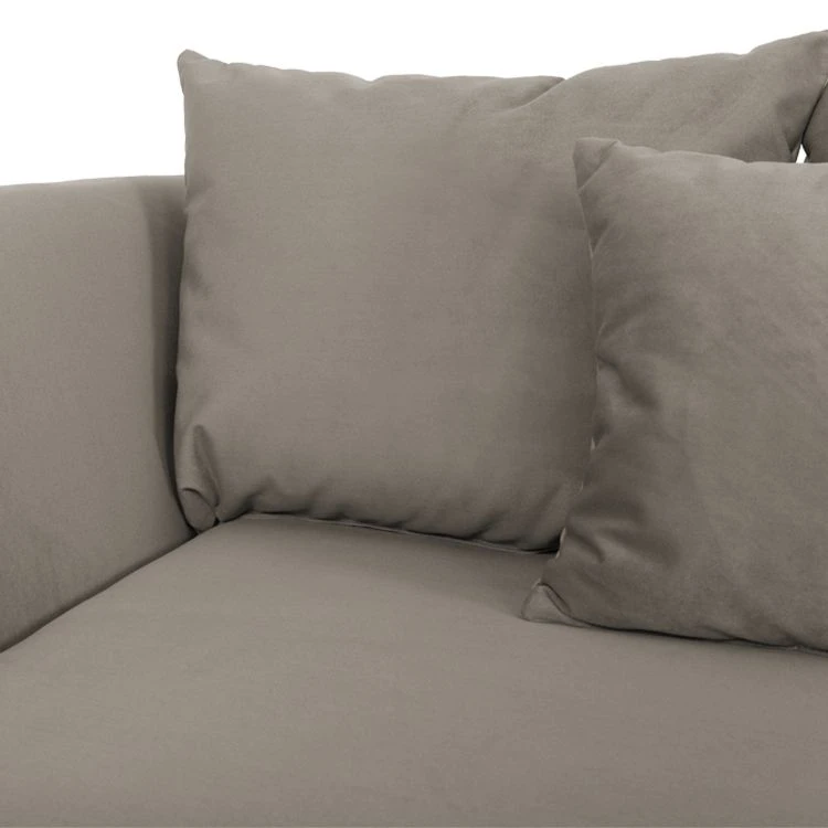 Fredriks Bigsofa Truman Kunstleder /Samtstoff - Taupe 7 Fredriks Bigsofa Truman Kunstleder /Samtstoff - Taupe – Bild 7