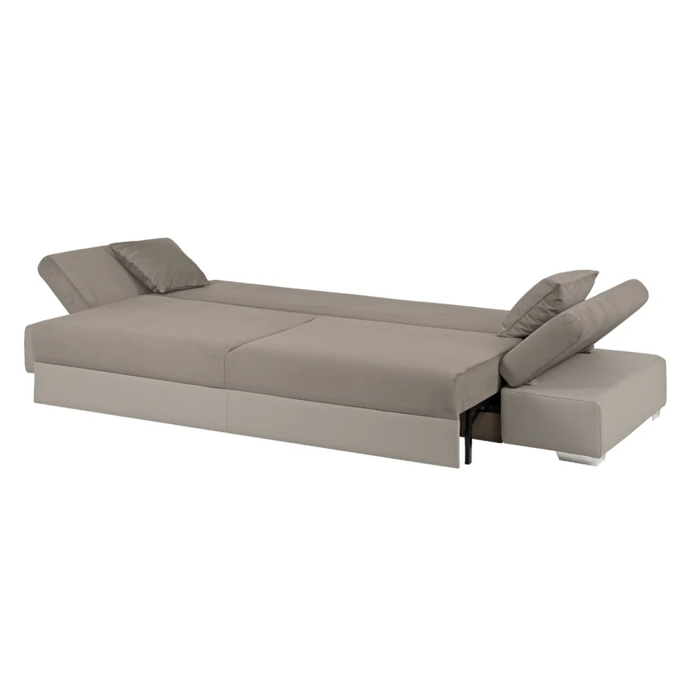 Fredriks Bigsofa Truman Kunstleder /Samtstoff - Taupe 3 Fredriks Bigsofa Truman Kunstleder /Samtstoff - Taupe – Bild 3