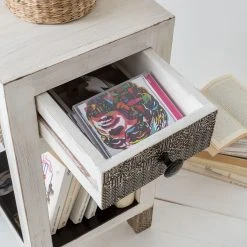 Wolf-Möbel Beistelltisch Goa White - Mehrfarbig -Wohnzimmermöbel boutique en ligne blumensaeule goa white mehrfarbig 4028180