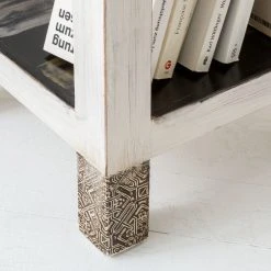 Wolf-Möbel Beistelltisch Goa White - Mehrfarbig -Wohnzimmermöbel boutique en ligne blumensaeule goa white mehrfarbig 4028192