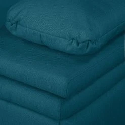 Fredriks Boxspring-Schlafsofa Goodlow - Webstoff Polia: Jeansblau - Mit Schlaffunktion -Wohnzimmermöbel boutique en ligne boxspring schlafsofa goodlow strukturstoff petrol 4281276