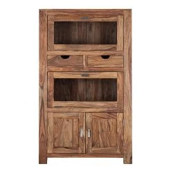 Wolf-Möbel Brotschrank Yoga - Sheesham massiv - Natur -Wohnzimmermöbel boutique en ligne brotschrank yoga sheesham massiv natur 1428608