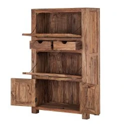 Wolf-Möbel Brotschrank Yoga - Sheesham massiv - Natur -Wohnzimmermöbel boutique en ligne brotschrank yoga sheesham massiv natur 1428609