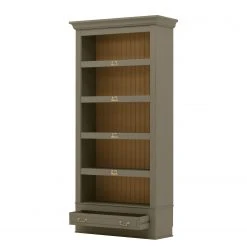 Maison Belfort Bücherregal Azjana II - Granit / Pinie Honig