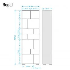 Ars Natura Bücherregal Trangle - Sheesham Massiv -Wohnzimmermöbel boutique en ligne buecherregal trangle sheesham massiv 4798644