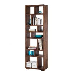 Ars Natura Bücherregal Trangle - Sheesham Massiv -Wohnzimmermöbel boutique en ligne buecherregal trangle sheesham massiv 702670