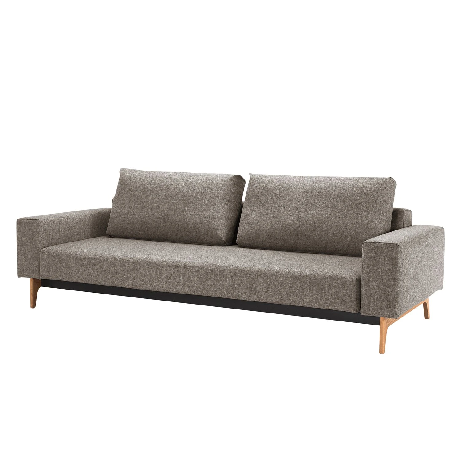 Innovation Möbel Schlafsofa Idun - Webstoff - Platin - Stoff 521 Mixed Dance Grey 1 Innovation Möbel Schlafsofa Idun - Webstoff - Platin - Stoff 521 Mixed Dance Grey