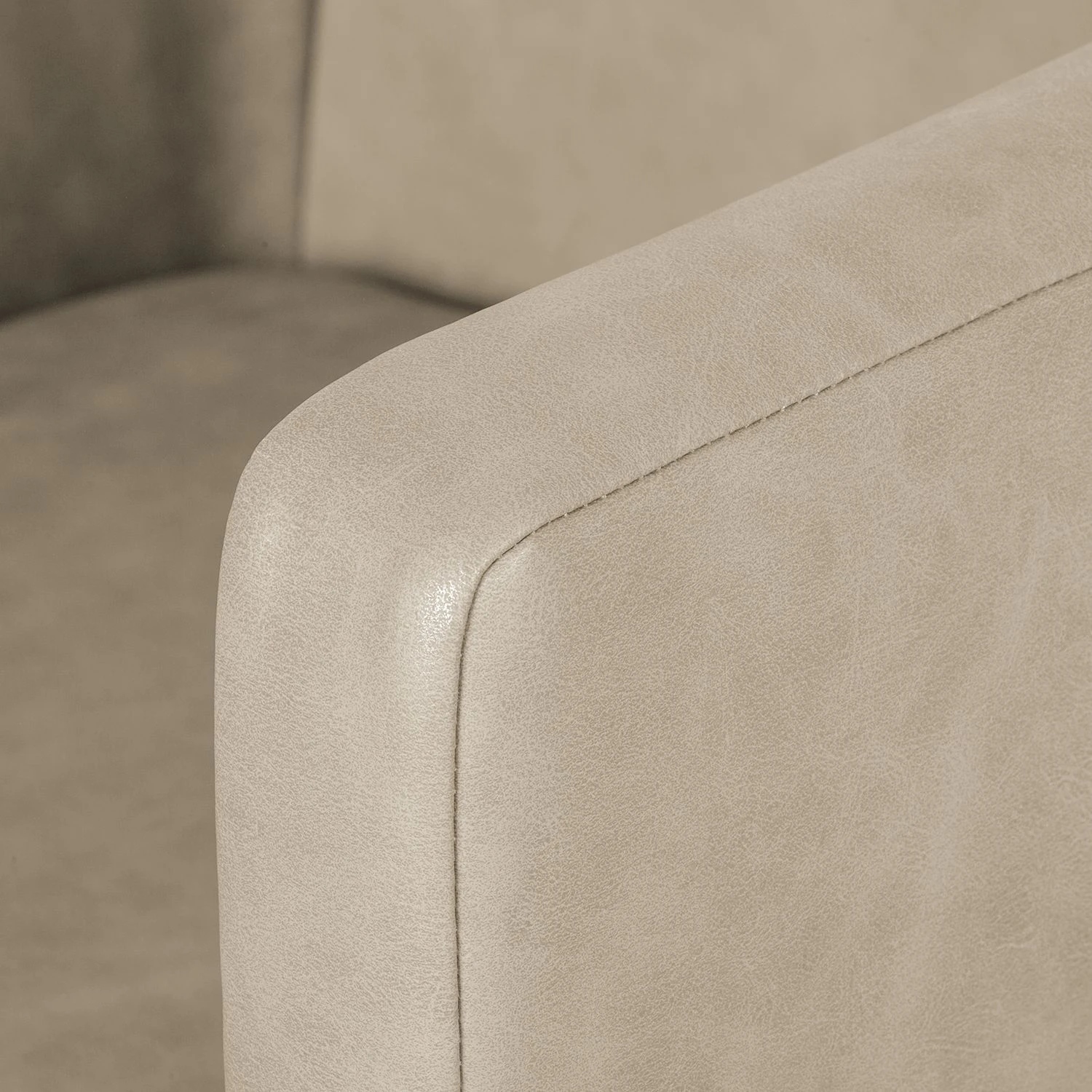 Mooved Cocktailsessel Carmen Kunstleder - Steingrau 6 Mooved Cocktailsessel Carmen Kunstleder - Steingrau – Bild 6