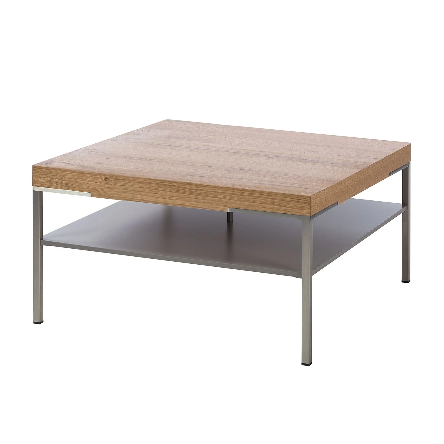 GWINNER Couchtisch Anzio - Balkeneiche / Matt Fango - 75 x 75 cm 1 GWINNER Couchtisch Anzio - Balkeneiche / Matt Fango - 75 x 75 cm