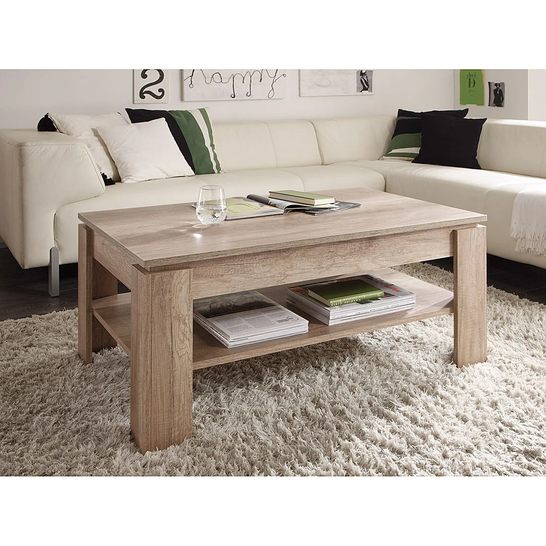 Trendteam Couchtisch Elliot - Eiche Dekor 2 Trendteam Couchtisch Elliot - Eiche Dekor – Bild 2