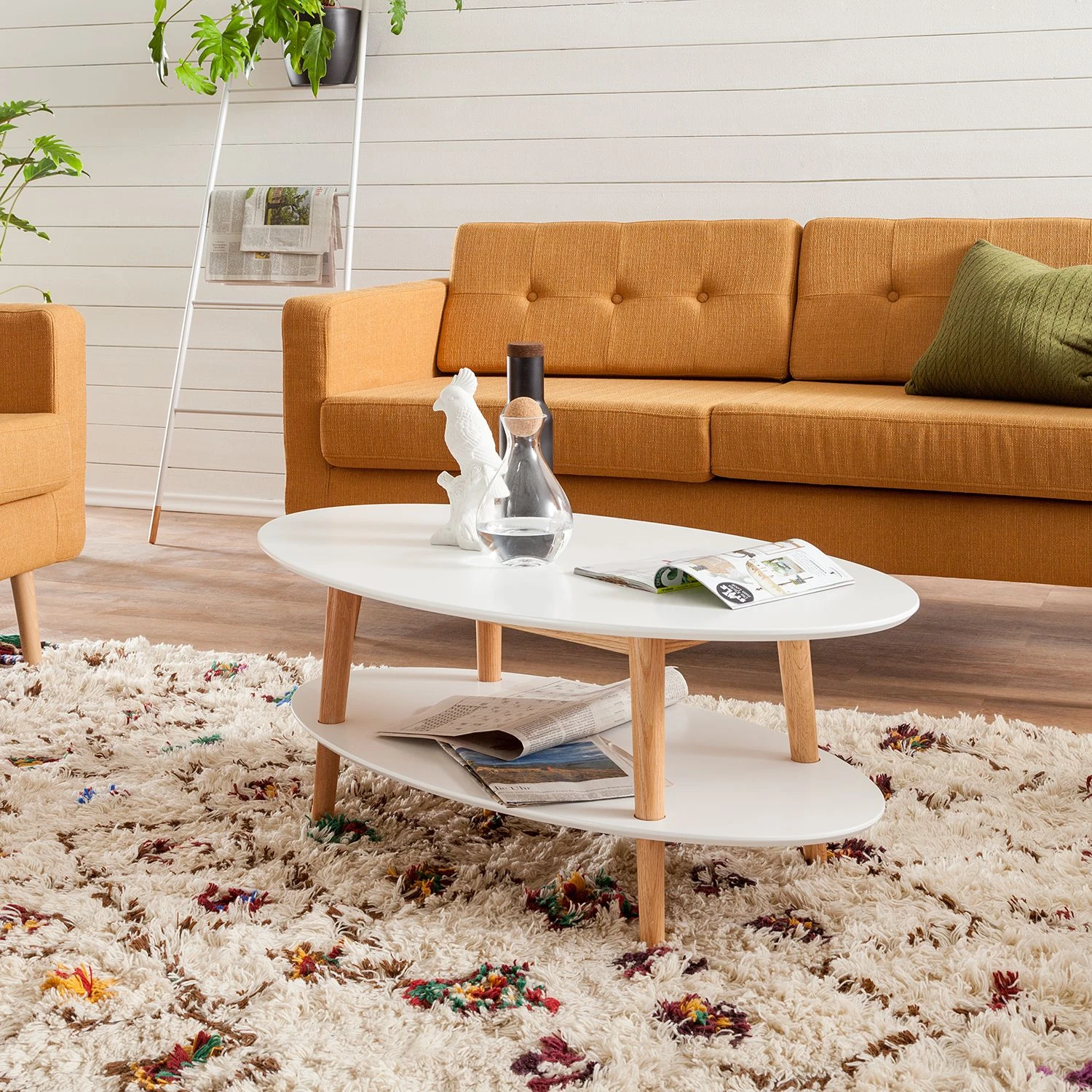 Mørteens Couchtisch Lindholm - Weiß 2 Mørteens Couchtisch Lindholm - Weiß – Bild 2