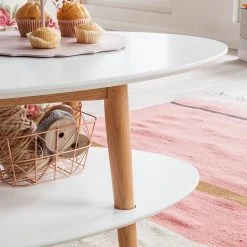 Mørteens Couchtisch Lindholm - Weiß 11 Mørteens Couchtisch Lindholm - Weiß -Wohnzimmermöbel boutique en ligne couchtisch lindholm weiss eiche massiv 3387745