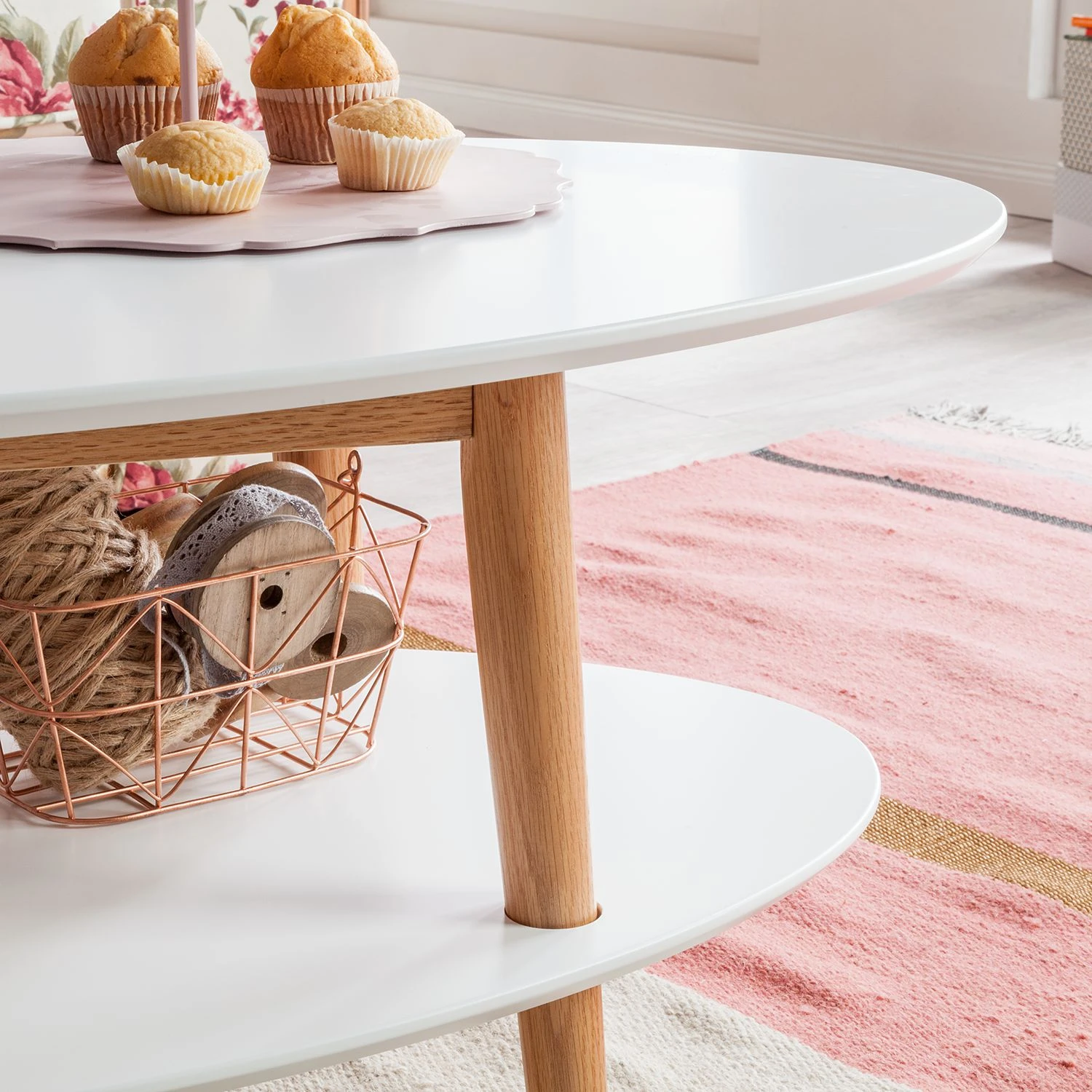 Mørteens Couchtisch Lindholm - Weiß 5 Mørteens Couchtisch Lindholm - Weiß – Bild 5