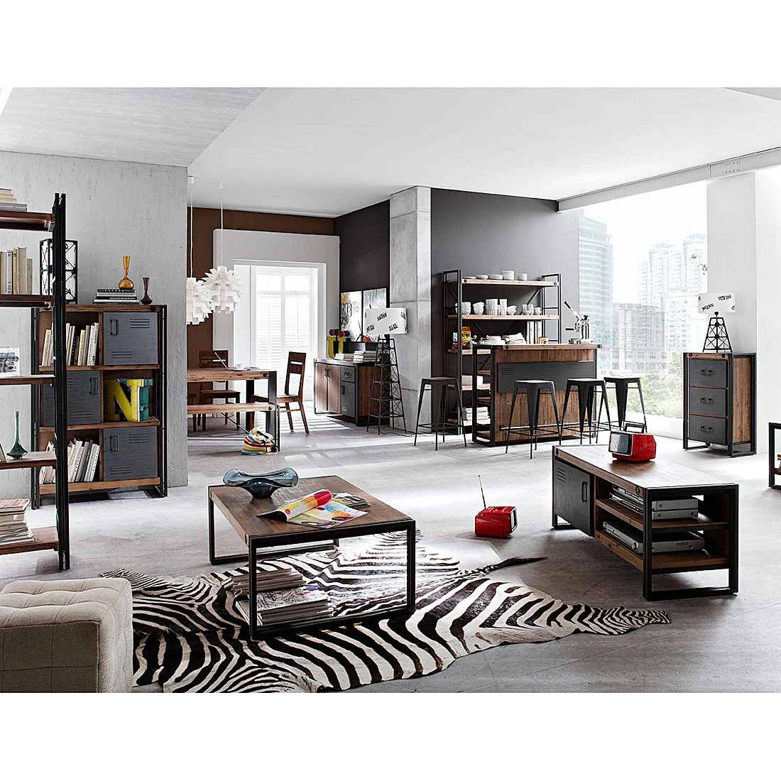 Ars manufacti Couchtisch Manchester - Akazie massiv / Metall - Akazie / Anthrazit 4 Ars manufacti Couchtisch Manchester - Akazie massiv / Metall - Akazie / Anthrazit – Bild 4