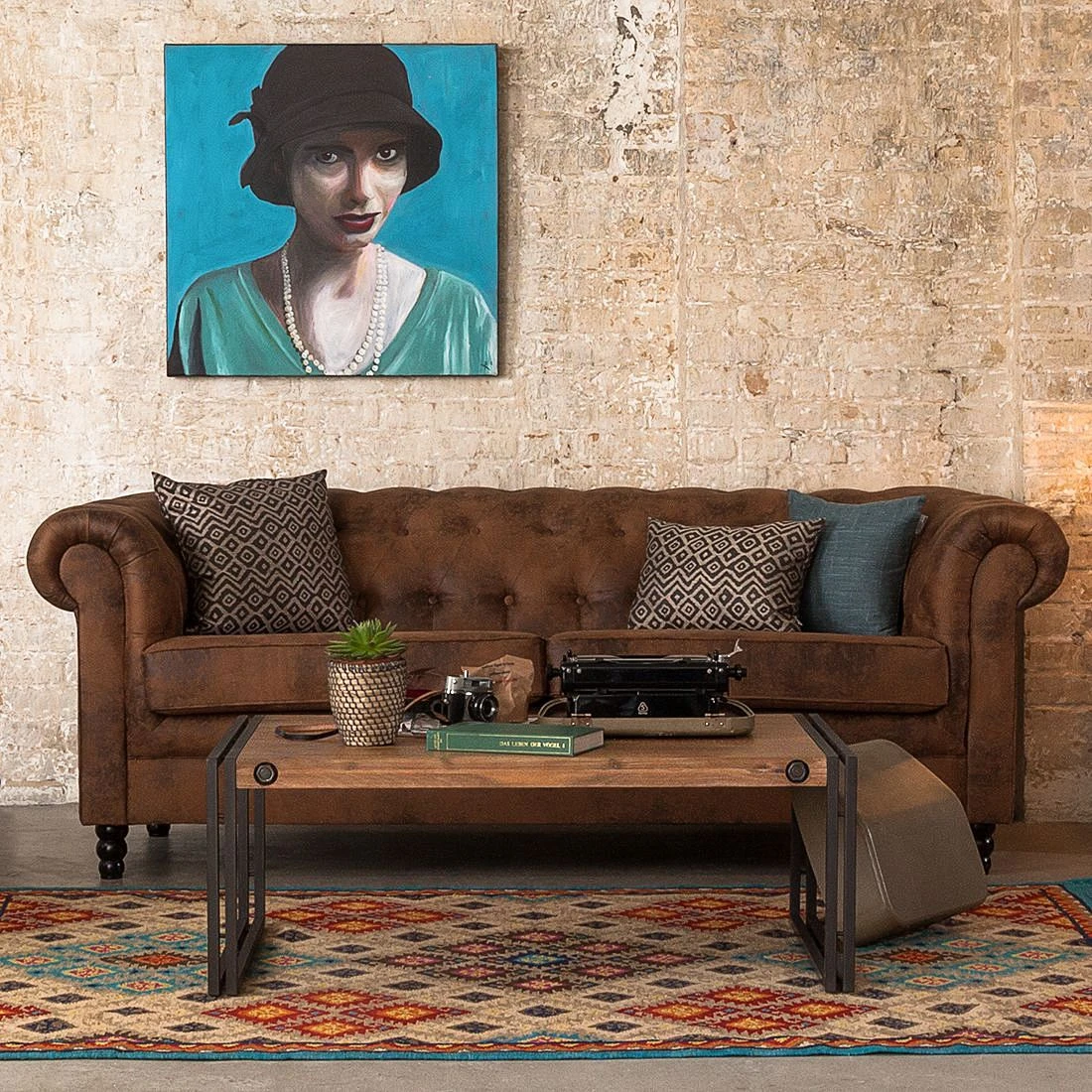 Ars manufacti Couchtisch Manchester - Akazie massiv / Metall - Akazie / Anthrazit 2 Ars manufacti Couchtisch Manchester - Akazie massiv / Metall - Akazie / Anthrazit – Bild 2