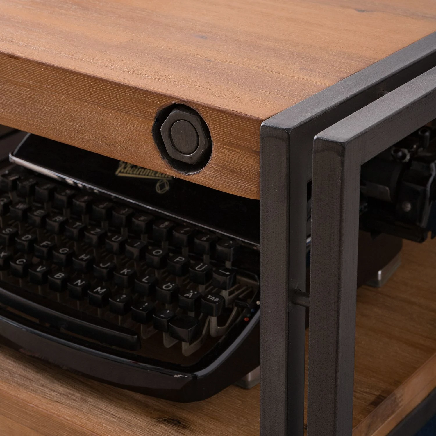 Ars manufacti Couchtisch Manchester IV - Akazie massiv / Metall - Akazie / Anthrazit 7 Ars manufacti Couchtisch Manchester IV - Akazie massiv / Metall - Akazie / Anthrazit – Bild 7