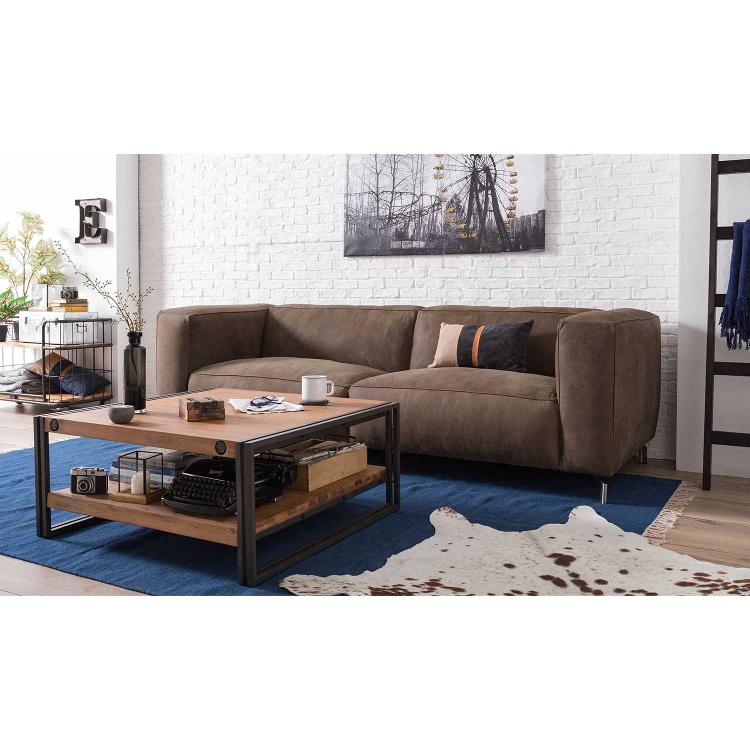 Ars manufacti Couchtisch Manchester IV - Akazie massiv / Metall - Akazie / Anthrazit 3 Ars manufacti Couchtisch Manchester IV - Akazie massiv / Metall - Akazie / Anthrazit – Bild 3