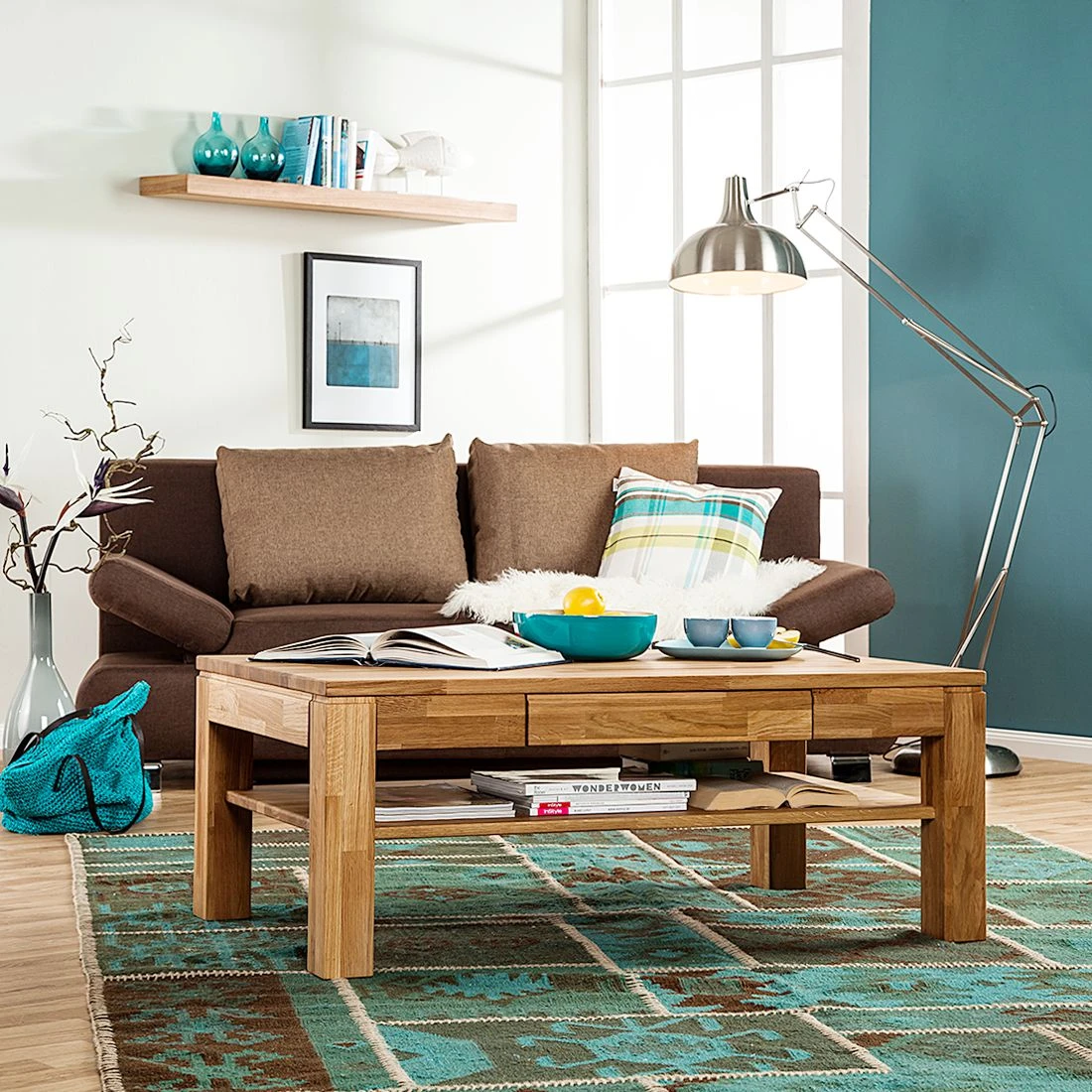 Ars Natura Couchtisch Mikkel - Asteiche geölt 2 Ars Natura Couchtisch Mikkel - Asteiche geölt – Bild 2