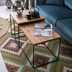Ars manufacti Couchtisch Minneola (2-teilig) - Eiche massiv / Metall - Eiche 15 Ars manufacti Couchtisch Minneola (2-teilig) - Eiche massiv / Metall - Eiche -Wohnzimmermöbel boutique en ligne couchtisch minneola 2 teilig eiche massiv metall eiche 4774780