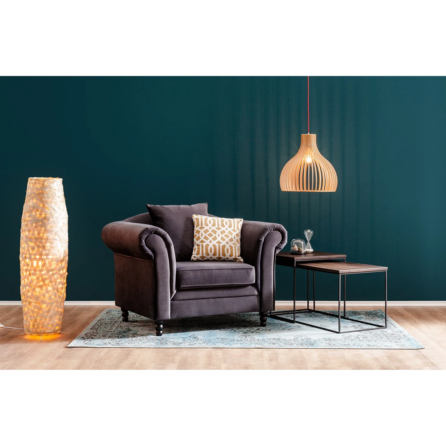 Ars manufacti Couchtisch Minneola (2-teilig) - Eiche massiv / Metall - Eiche Dunkel 4 Ars manufacti Couchtisch Minneola (2-teilig) - Eiche massiv / Metall - Eiche Dunkel – Bild 4