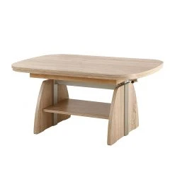 Modoform Couchtisch Minot (mit Ausziehfunktion) - Eiche Sonoma Dekor