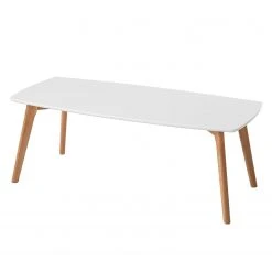 Mørteens Couchtisch Obory - Eiche teilmassiv - Weiß / Eiche