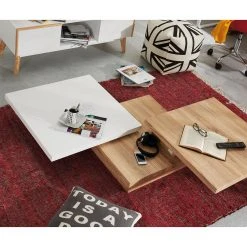 Loftscape Couchtisch Orsa - Eiche Sonoma Dekor / Weiß -Wohnzimmermöbel boutique en ligne couchtisch orsa eiche sonoma dekor weiss 2551002