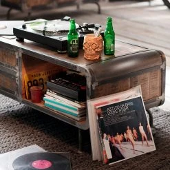 Ars manufacti Couchtisch Wharton - Akazie teilmassiv / Stahl -Wohnzimmermöbel boutique en ligne couchtisch wharton mango teilmassiv stahl 5212548