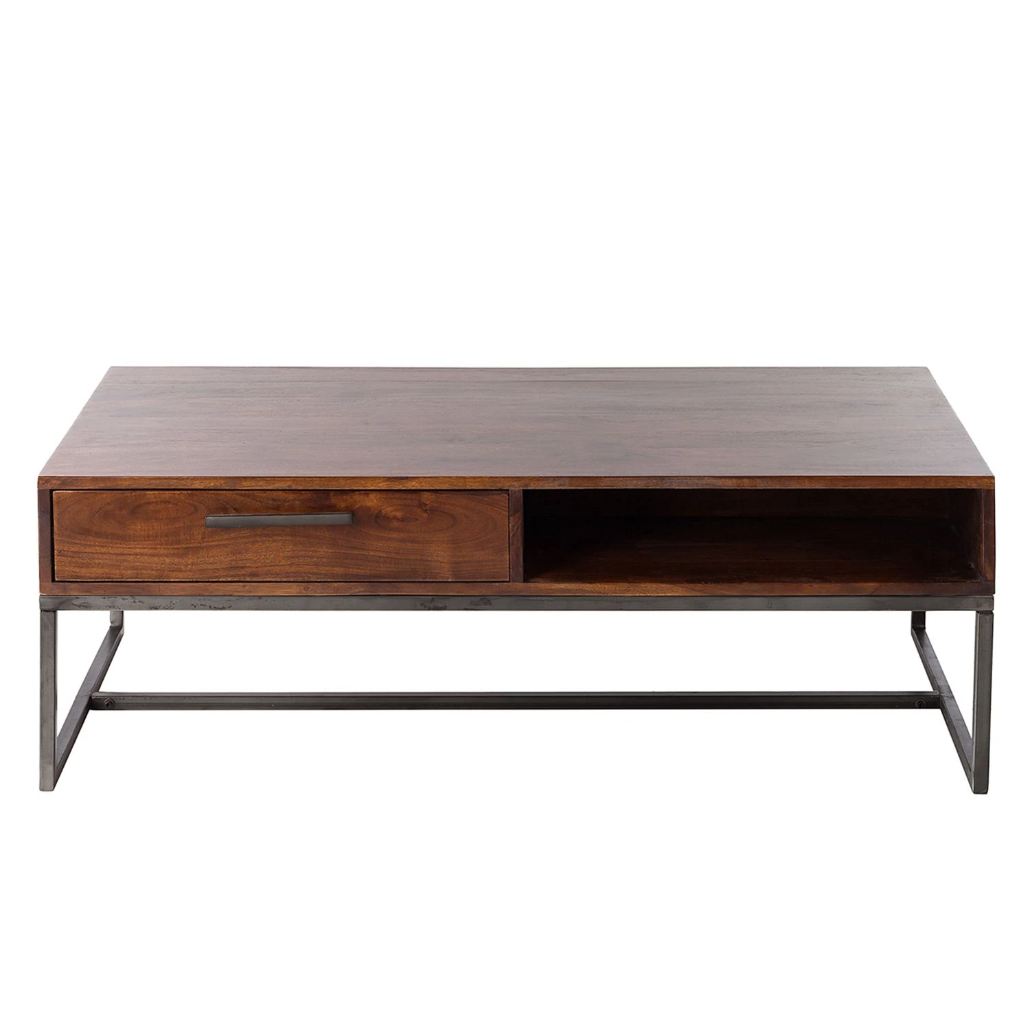 Ars manufacti Couchtisch Woodson II - Akazie massiv / Metall - Akazie Braun 7 Ars manufacti Couchtisch Woodson II - Akazie massiv / Metall - Akazie Braun – Bild 7