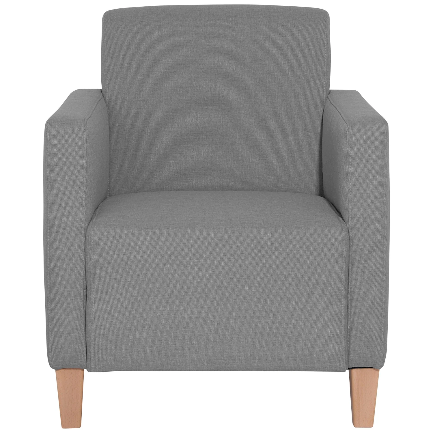 Max Winzer Sessel Pitera Leinenoptik - Grau 2 Max Winzer Sessel Pitera Leinenoptik - Grau – Bild 2
